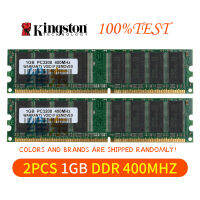 2 กิกะไบต์ 2X1 กิกะไบต์PC3200 DDR 400 เมกะเฮิร์ตซ์ 184Pin DIMM RAMสก์ท็อปหน่วยความจำKVR400X64C3A/1 กรัมWDA11