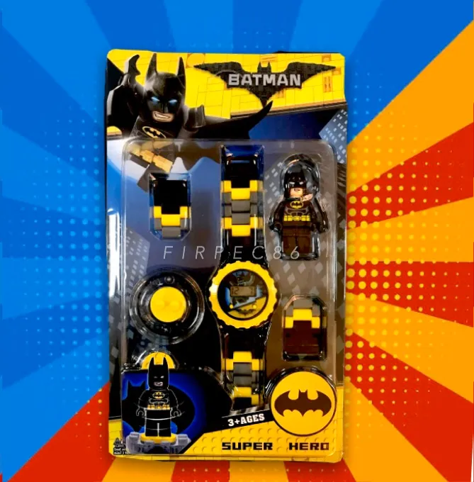 F86] JAM TANGAN BATMAN LEGO KARAKTER ANAK LAKI LAKI UMUR 3-12 TAHUN |  Lazada Indonesia