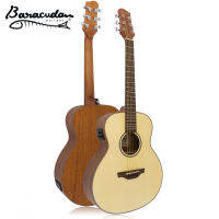 Baracuda GS2EQ กีตาร์โปร่งไฟฟ้า 36 นิ้ว ทรง GS MINI ไม้สปูรซ/มะฮอกกานี ** มีเครื่องตั้งสายในตัวเหมาะสำหรับคนที่ชอบเดินทางหรือผู้หญิง **