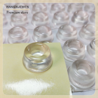 [COD] 12 PCS CLEAR self adhesive stopper ยางกันกระแทกตู้กันชนซิลิโคน