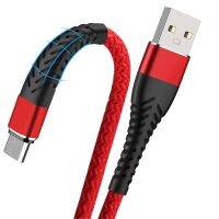 สายดาต้า JBS73 USB 2.4A แบบถักเร็วมาก P40โทรศัพท์มือถือที่ชาร์จสายชาร์จเร็วสายดิจิตอล USB ชนิด C สายดาต้า USB