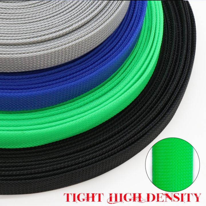 1-10m-2-4-6-8-10-12-14-16-20-25-30mm-pet-braided-expandable-cable-sleeve-nylon-high-density-tight-sheath-protector-harness