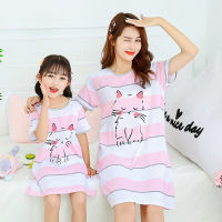 Summer Childrens Nightwear Cartoon Pajamas Fashion Girls Night Dress Nightgown Girls Princess Dressing Gown for Girls Sleepwear