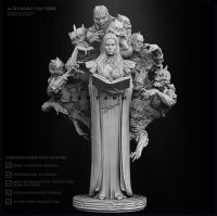 1/24 Resin model kits figure beauty colorless and self-assembled A-791