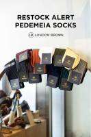 London Brown - Socks ถุงเท้าผ้า cotton จากประเทศโปรตุเกส