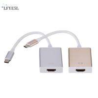 LFYE5L USB C สายสวิตช์ USB 3.1เป็น HDMI ตัวแปลงสัญญาณ อะแดปเตอร์ สายเคเบิลที่รองรับ Type C เป็น HDMI การออกแบบที่บางเฉียบ 1080P สำหรับแล็ปท็อป/ทีวี/จอภาพ/โปรเจคเตอร์