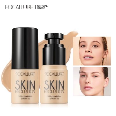 FOCALLURE กันน้ำ Matte Fac Foundation Full Coverage คอนซีลเลอร์ไวท์เทนนิ่ง Face Makeup Base Cream เครื่องสำอางสำหรับผู้หญิง ~