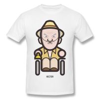 Shirts Men Icon Set Hector Salamanca Tshirt Father Day Breaking Bad Pure Cotton Tees Gildan