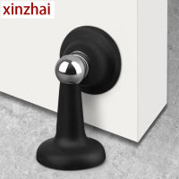 New Stainless Steel Magnetic Door Gear Door Stopper Anti-collision Silicone Door Fixed Mute Door Touch Ground Suction Decorative Door Stops