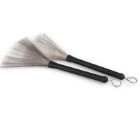 Wire Drum Brush Metal Drum Stick Metal Wire Drum Brush Cleaning Tool Portable Jazz Drum Dedicated Pair