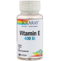 Solaray วิตามินอี400 IU 100 Softgels