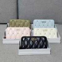 2023 guessˉSummer Womens Wallet Womens Long Handbag Embroidered Rivet Multi Card Large Capacity Mobile Wallet