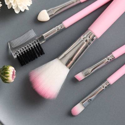 แปรงแต่งหน้า brush set เซต 5 ชิ้น แปรงปัดแก้ม ชุดแต่งหน้า ขนแปรงนุ่ม