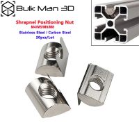 20pcs/Lot M4 M5 M6 M8 Shrapnel Positioning Nuts for 2020 3030 4040 4545 Aluminum Profile Hand Tool Parts Accessories