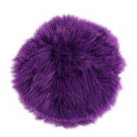 faux sheepskin wool carpet 30 x 30 cm Fluffy soft longhair decorative carpet cushion Chair sofa mat