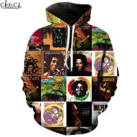 HX นักร้อง Reggae Creator บ๊อบมาร์ลีย์ Hoodie ผู้ชายผู้หญิงเสื้อกีฬา 3D พิมพ์แฟชั่นฮาราจูกุสบาย ๆ Hoodie Sportswear ส่งตรง