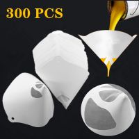 50/100/200/300pcs Paper Paint Strainers Paper Paint Conical Strainers Mesh Filter Cone Strainer Paint Funnel 125 micron Colanders Food Strainers