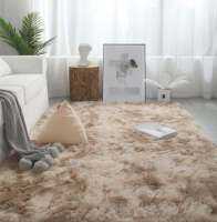 13142 Soft Shaggy พรมห้องนั่งเล่น Fluffy พรมเด็กขนาดใหญ่ Beige Plush พรมสำหรับห้องนอน Kids Room Nursery Modern Home D