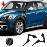 5D คาร์บอนไฟเบอร์ไวนิลรูปลอกด้านหน้า Fender สติกเกอร์ด้านข้าง Scuttle Trim Decor สำหรับ MINI Countryman F60อุปกรณ์จัดแต่งทรงผม