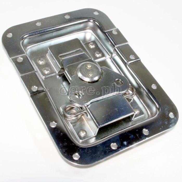 Flight Case Large Butterfly Latch BL01D, SpringLoaded, 127mm x 173mm, 12.5mm Offset, 15mm