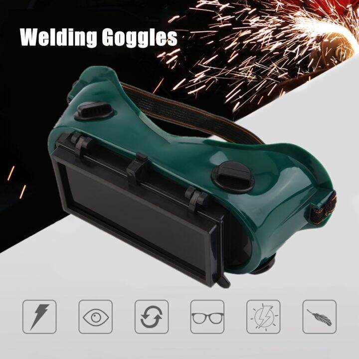 PVC Safety Welding Goggles 2 in 1 Industrial Cutting Grinding Welder ...