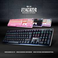 คีย์บอร์ดเกมมิ่ง NUBWO FLICKER MECHANICAL KEYBOARD NK-34 (ประกัน 1 ปี)