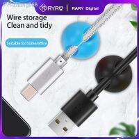 RYRA 1Pcs Cable Clip Winder Organizer Round Charger Cord Clip Desk Tidy Management Wire Adhesive Holder Clamp In Home Office Car