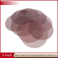 ◊ 10Pcs 5inch 125mm Mesh Sanding Discs Hook Loop Abrasive Dust Free Disc Anti-Blocking Sharp Grinding Sandpaper for Wood Furniture