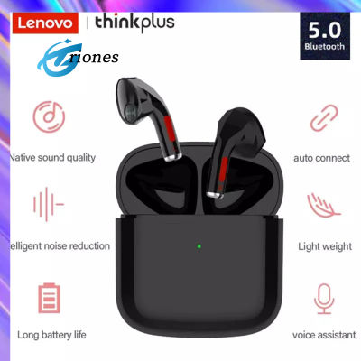 Lenovo Tw50 Tws หูฟังบลูทูธไร้สาย5.0หูฟังพร้อมไมโครโฟนการตัดเสียงรบกวนชุดหูฟังชนิดอินเอียร์ควบคุมแบบสัมผัส
