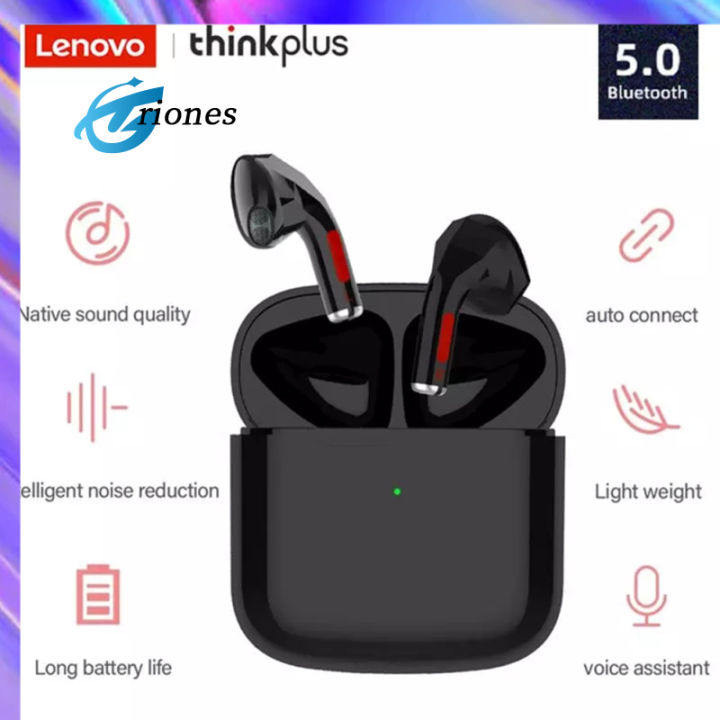 lenovo-tw50-tws-หูฟังบลูทูธไร้สาย5-0หูฟังพร้อมไมโครโฟนการตัดเสียงรบกวนชุดหูฟังชนิดอินเอียร์ควบคุมแบบสัมผัส