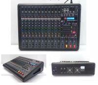 A-ONE เพาเวอร์มิกเซอร์ ขยายเสียง 12CH Power mixer MF12D ( 12 channel ) EFFECT 99DSP