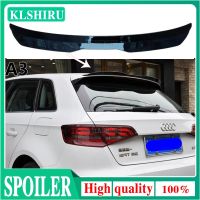 Carbon Fiber Color Car Spoiler For Audi A3 Sportback aleron 2014 2015 2016 2017 2018 2019 ABS Tail Rear Wings Hatchback Spoiler