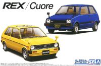 AOSHIMA 1/20 Assembly Car Model For Subaru KM1 Rex /Daihatsu Cuore Double Car 05787