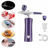 Rechargeable Airbrush Compressor Kit Air Brush Sprayer Gun Water Oxygen Deep Hydrating Machine For Nail Art Tattoo Cake Makeup