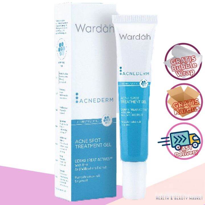 WARDAH Acnederm Acne Spot Treatment Gel 15ml | Lazada Indonesia