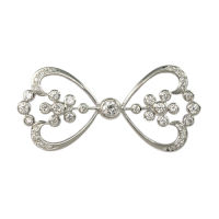 LAVERA Diamond -  White Gold Diamond Brooch  เข็มกลัดประดับเพชร ทองขาว