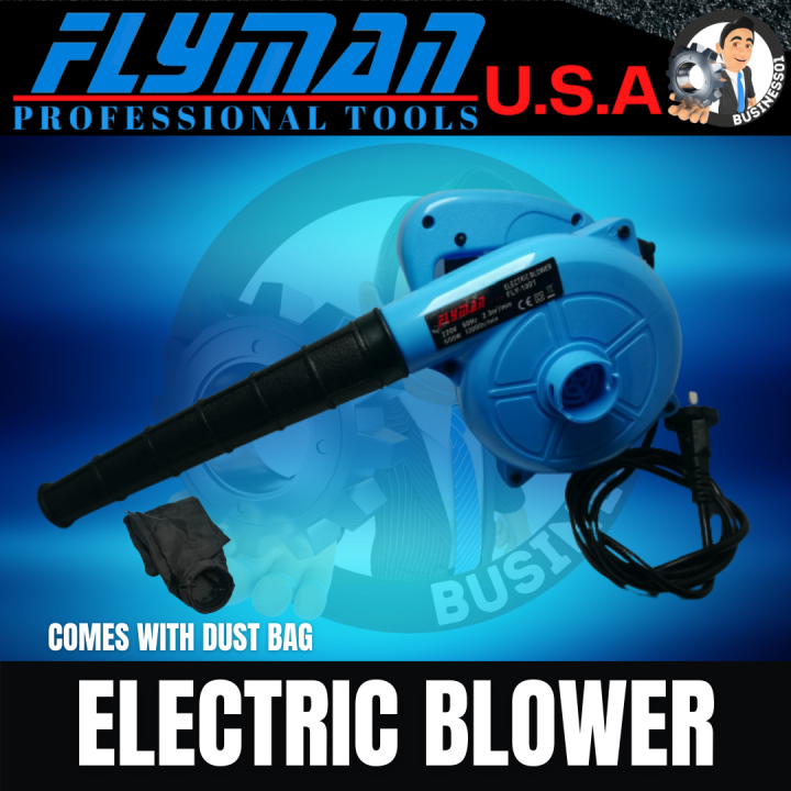 Home Motor Flyman Electric Blower 600W With Rubber Nozzle High Quality