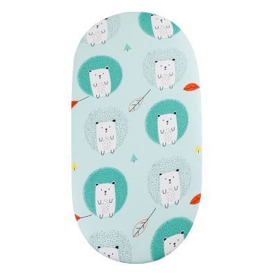 54DA Baby Moses Basket Bed Crib Care Pad Covers Print Fitted Sheet Soft Stretchy Craddle Sheets for Mattress Mat Cover