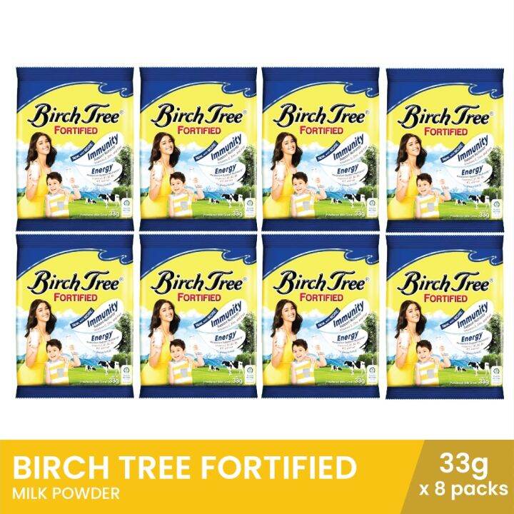 O BIRCH TREE Fortified Milk Powder 33g x 8 sachets Lazada PH