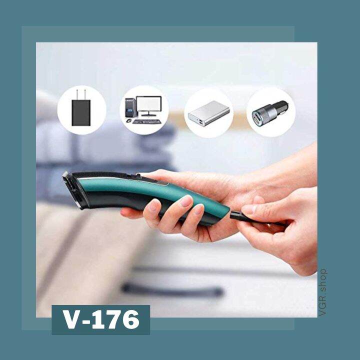 ปัตตาเลี่ยนไร้สาย-vgr-รุ่นv-176-professinal-hair-trimmer-สินค้าพร้อมส่ง