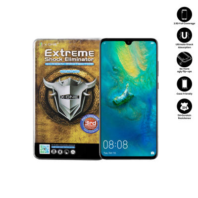 Huawei Mate 20x X-One Full Coverage Extreme Shock Eliminator ( 3rd 3) Clear Screen Protector