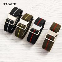 Tali jam tangan seri penerbangan siko untuk Holey Seiko Di kemudi perunggu tahan air tahan keringat tali jam tangan 22mmElastic nilon parasut