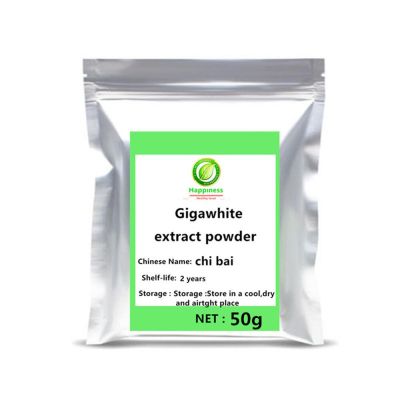 เครื่องสำอางวัตถุดิบธรรมชาติ100% Skin Lightening Pure Gigawhite แป้ง Giga White Powder สำหรับผิว Gratis Ongkir