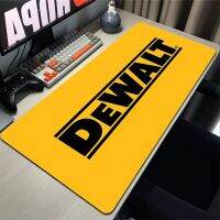 DeWalt Mouse Pad เกมคอนโซลส่วนขยาย 900x400 แผ่นรองเม้าส์ Xxl ขนาดใหญ่สำหรับเกมเดสก์ท็อปอุปกรณ์เสริมเดสก์ท็อปแผ่นรองเดสก์ท็อปอะนิเมะเกมสำนักงาน