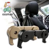 OSSMAX ที่แขวนหลังเบาะอุปกรณ์ตกแต่งอัตโนมัติอเนกประสงค์ที่แขวนเก็บของหลังเบาะเบาะนั่งภายในรถรถแบบมีตะขอแบบซ่อนที่ยึดเบาะรถยนต์ที่วางโทรศัพท์ที่แขวนพนักพิงศีรษะ