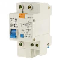 1pn เบรกเกอร์กระแส Dz47le Esidual 230V-400V 50Hz กระแส60a 4ka C ประเภท C