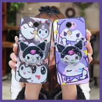 Waterproof foothold Phone Case For Huawei Enjoy 7 Plus/Y7 Prime/Y7 2017 Soft Case Anti-dust Fashion Design Cartoon TPU