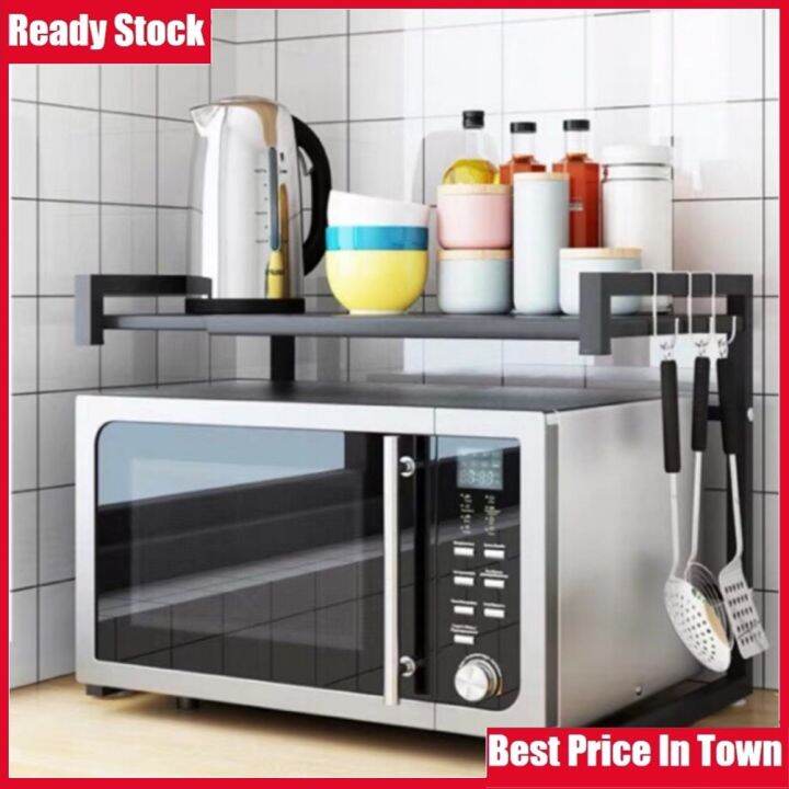 [JIMAT KINGS] Microwave Oven Rack Stainless Steel Rak Ketuhar Kitchen