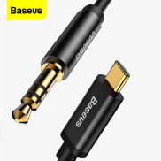 Baseus USB Type C Aux Audio Cable 3.5mm Jack Female Speaker Cable For
