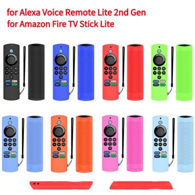 Silicone Case Protective Cover For Amazon Fire TV Stick Lite Alexa Voice Remote Lite 2nd Gen Remote Controller Cover Protector